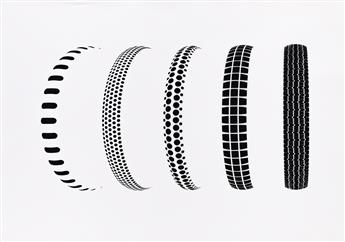 RICHARD HAMILTON (1922 - 2011) Five Tyres Remoulded.